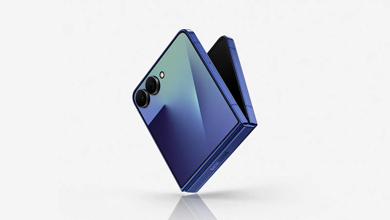 Galaxy Z Flip7 fechado, foto Samsung Newsroom.