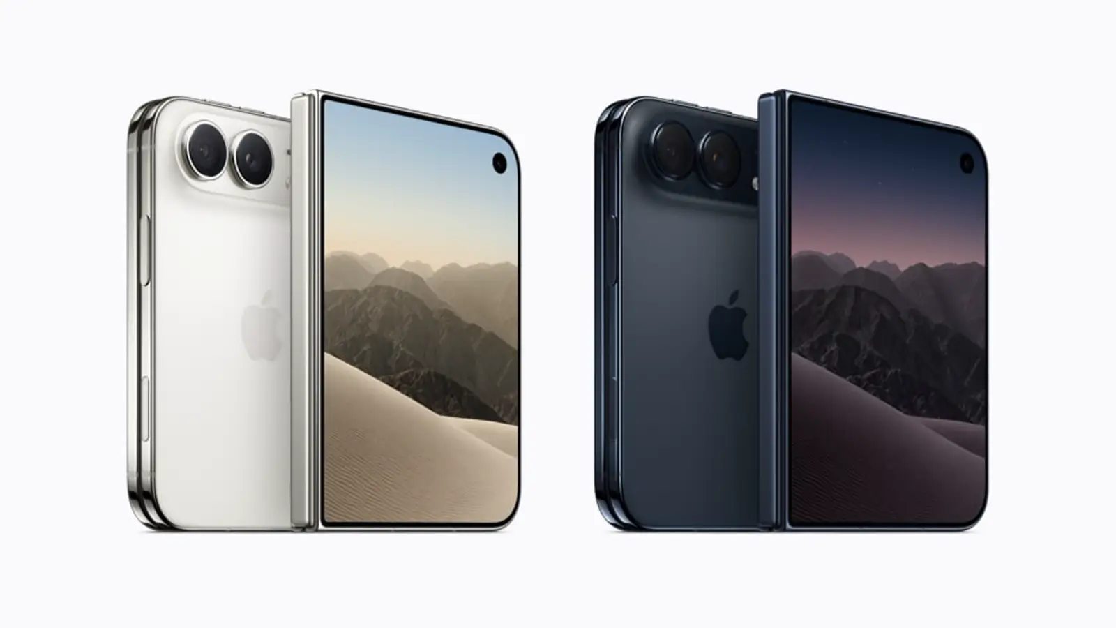 iPhone Duo Star White e Night Sky, foto Apple.