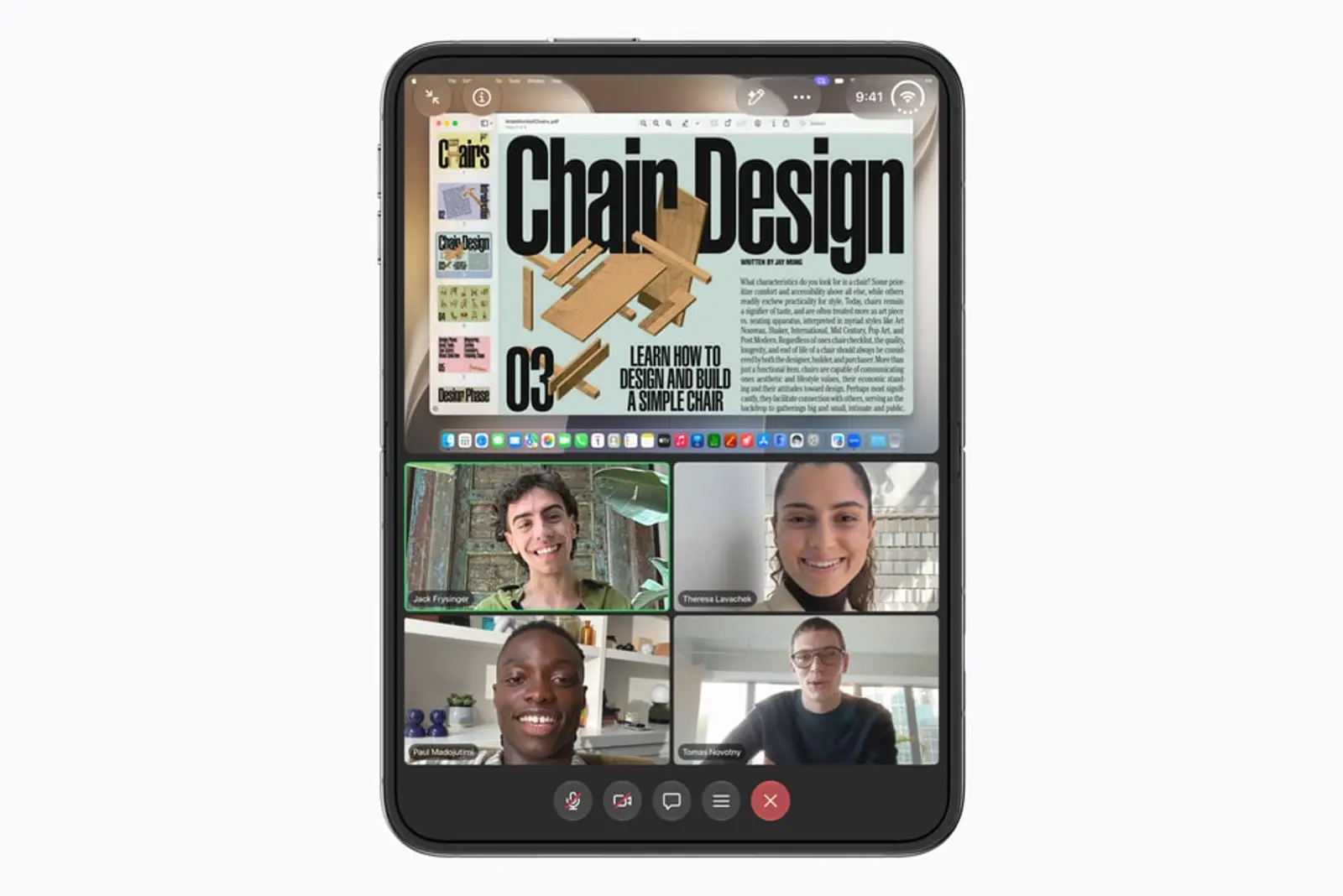 iPhone Duo em Split View e Zoom, foto Apple Newsroom.