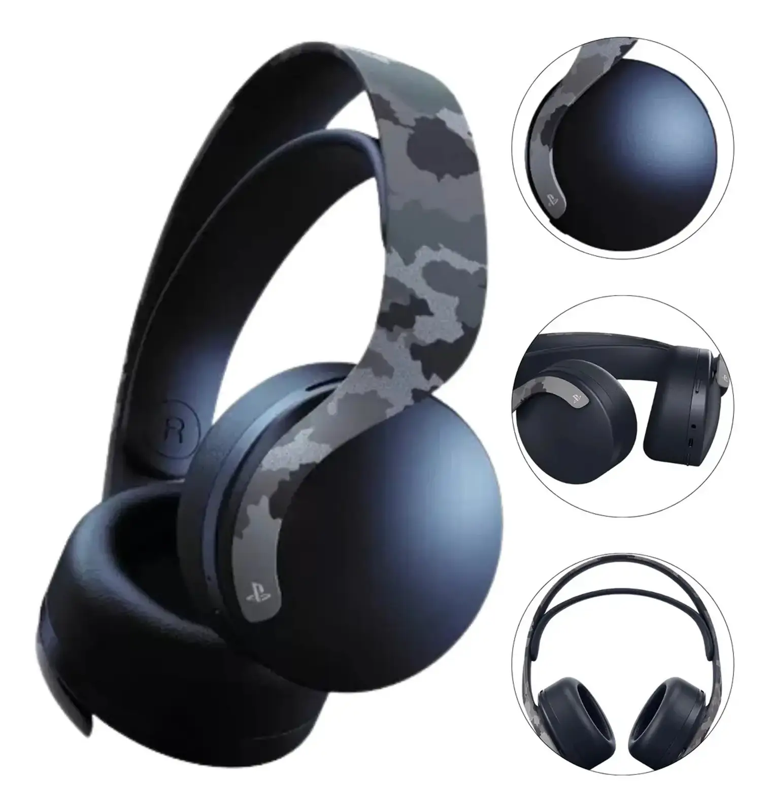 Headset Pulse camuflado da linha PS5.