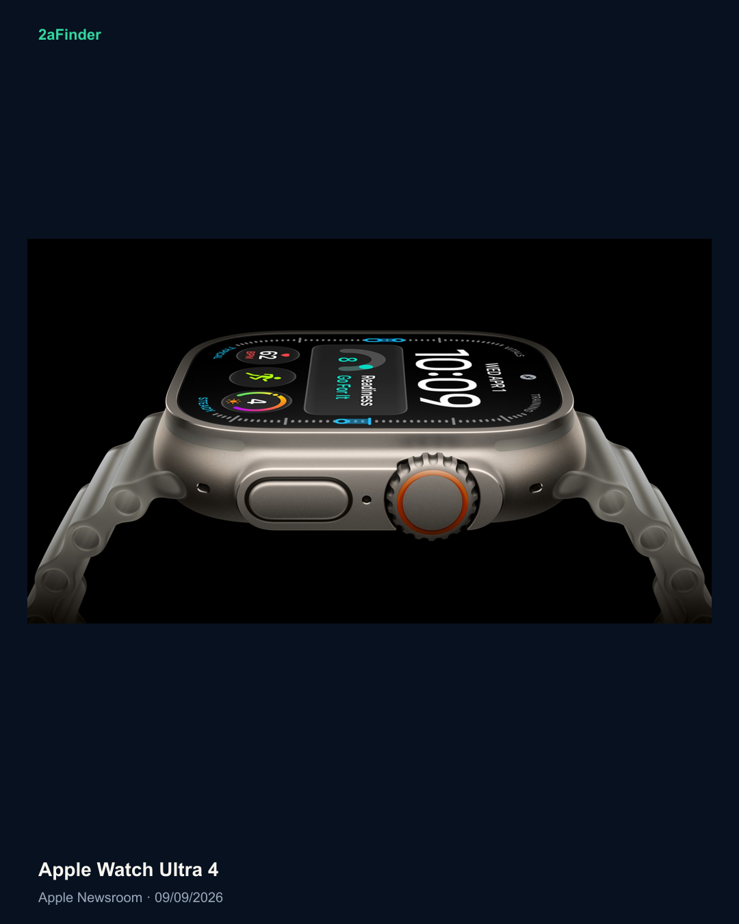 Apple Watch Ultra 4.